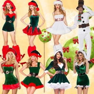 Listo Stock _ Navidad Vestir Tema Ropa Adulto Árbol De Disfraz De Rendimiento cos Traje Falda Co (6)