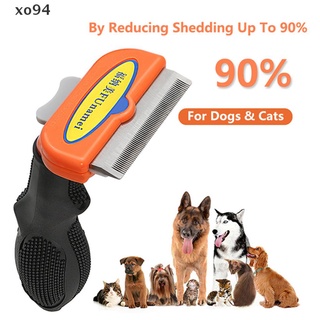 xo94 peines de depilación para perros/mascotas/cepillo de aseo para perros/gatos/peine de masaje para arrojar pelos.