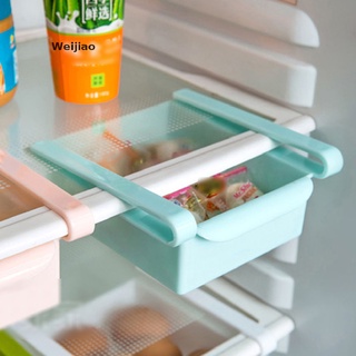 Weijiao Slide cocina nevera congelador ahorro de espacio estante estante organizador caja de almacenamiento MY (4)