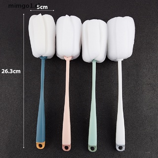 【mimgo1】 Glass Long Handle Cleaning Sponge Brush Kitchen Cleaning Tool Accessories CL (8)
