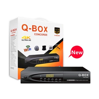[Dolby Sound] Q-box T2 S2 Combo decodificador MY TV box Digital Ninmedia receptor HD Astro satélite Set top box Dekoder soporte WiFi YouTube IPTV Cccam