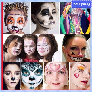26 Colores Cara Cuerpo Pintura Paleta Para Halloween Festival Cosplay Escenario Maquillaje