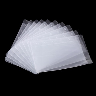 10 pzas De bolsillos De Pvc durables/Organizador Para cuadernos/Documentos/tarjetas/ Semi (3)