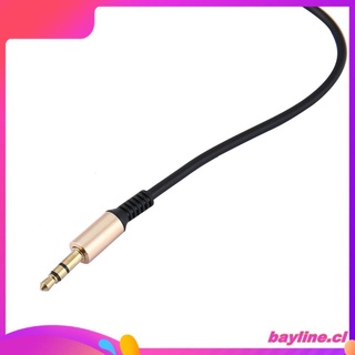 baylin - cable de audio auxiliar (3,5 mm, cable de audio macho a macho, color dorado) (8)