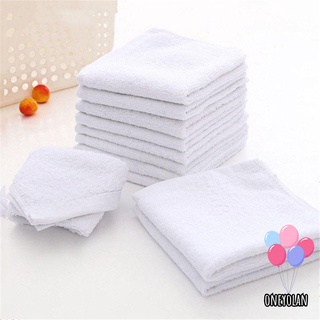 Oy 2/6/10 pzs toalla De limpieza cuadrada blanca práctica Para el hogar/coche