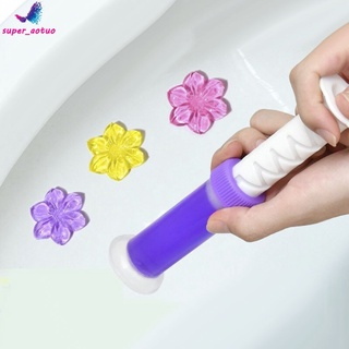 Gel De baño en forma De Flor higiénico con maceta Desodorante sin tacto (1)