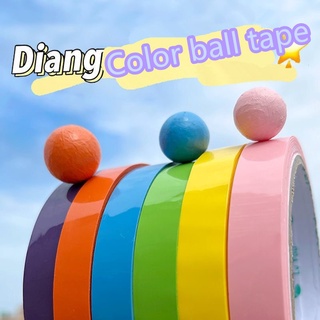 1.2cm cinta adhesiva Colorida Bola adhesiva Descompresion 20 M Luminosa presión estudiante Diy u zip juguete Para niños