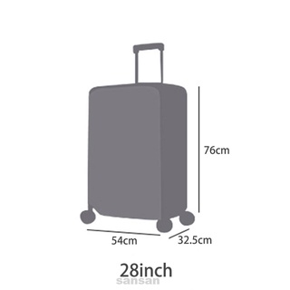 20-28" transparente PVC impermeable viaje equipaje Protector maleta cubierta de polvo caso