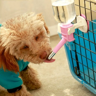 maonn - botella de agua colgante para mascotas, sin goteo, dispensador de agua, conejo, perro, gato (8)