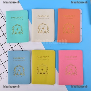 [idealhousehb] nuevo viaje utilidad simple pasaporte tarjeta de identificación cubierta titular caso protector piel pvc
