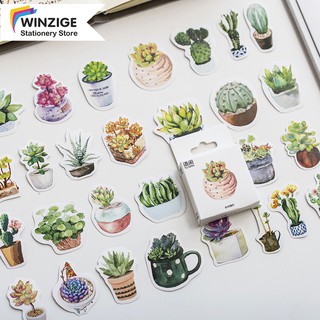 winzige - juego de 50 pegatinas para plantas, diseño de diario, diseño de recortes