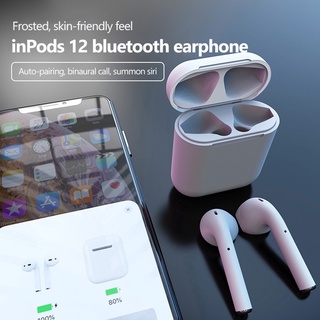 i12 TWS Mini auriculares inalámbricos Bluetooth Inpod Airpod auriculares estéreo deporte auriculares con micrófono para Iphone Android