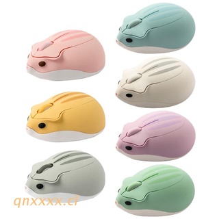 qnxxxx 2.4G Wireless Optical Mouse Cute Hamster Cartoon Computer Mice Ergonomic Mini 3D PC Office Mouse For Kid Girl Gift