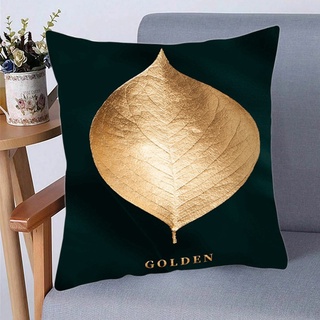 funda de almohada geométrica dorada de 45 x 45 cm para silla, sofá decorativo (3)