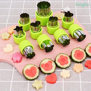 Honglao DIY Fondant pastel alimentos vegetales frutas corte cortador de galletas/Multicolor
