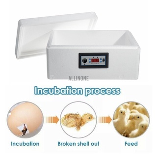 22/32/42 huevos incubadora totalmente automático Digital LED torneado pollo pato aves de corral Allinone