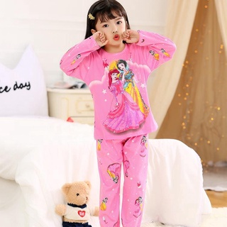 Los niños Baju Tidur pijamas conjunto de bebé niñas lindo ropa de dormir traje de niños pijamas ropa de hogar ropa de dormir ropa de dormir ropa de dormir (3)