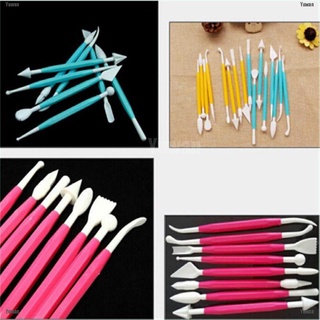 <yuwan> 8 pzs/juego de herramientas de arcilla polimérica favoritas para niños/herramientas de plástico para moldear juguetes de arcilla