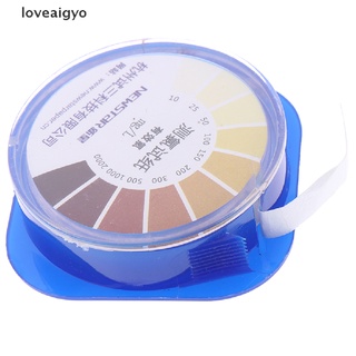 Loveaigyo 1Roll Chlorine Test Paper Strips Range 10-2000mg/lppm Color Chart Cleaning Water CL (6)