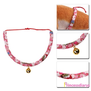 (accesorios de vehículos) ajustable cordón mascotas perros campana collar gatos cachorro poliéster corbata