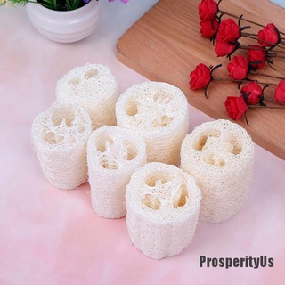[ProsperityUs] 6 piezas de esponja de baño de Luffa Luffa Loofa Spa, esponja de baño, cocina, limpia, exótica