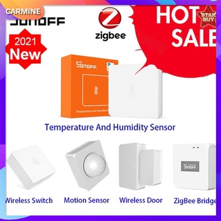 Sonoff Sensor De Temperatura y humedad inteligente Zigbee Home Remoto con Snzb-02
