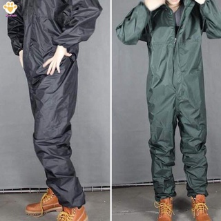 Impermeable de la motocicleta de la moda /impermeable conjunto/Overalls hombres y mujeres traje de lluvia de fisión impermeable talla L negro (1)