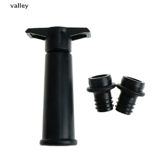 Valley Wine Pump with 2 Stoppers Sealing Preserver Wine Stoppers Keep Wine Fresh Saver Vacuum CL