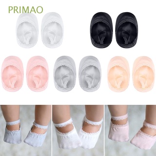 PRIMAO New Baby Socks Anti-slip Socks Summer Newborn Socks Rubber Soles Solid Color Infant Baby Girl Socks Lace Socks/Multicolor