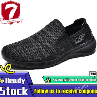 Limited SKECHES Hombre Zapatos Deportivos Kasut Sukan Slip-on KS350