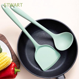 STWART Long Kitchen Tools Premium Silicone Utensils Cookware Spoon and Shovel Kit for Baking,Cooking Heat Resistant Nonstick Multi-Use High Quality Cooking Accessories/Multicolor