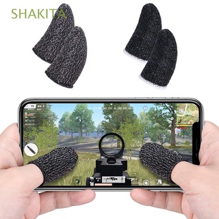 shakita moda guantes de dedo sensible móvil manga táctil cubierta profesional pulgar pantalla táctil thinless reutilizable anti sudor a prueba de sudor