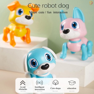 Rc juguete De robot electrónico Para perros con gestos sensible luces y sonidos De Cachorro Inteligente juguete Música regalo Para niños niñas niños (8)