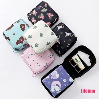 【lileim】Trendy Cute Pure Cotton Cloth Menstual Pad Period Sanitary Napkin Storage