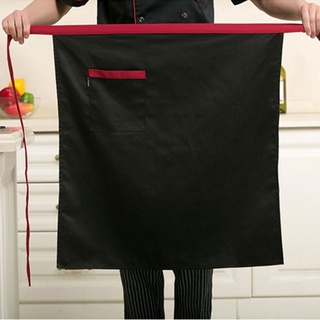 tonies corto masculino adulto delantal rayas suministros de cocina cocina delantal restaurante con bolsillos medio cuerpo camarero suave ajustable chef accesorios (7)