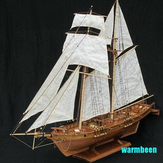 Warmbeen 1:100 Halcon de madera de barco de vela modelo de bricolaje Kit de envío de montaje de la decoración