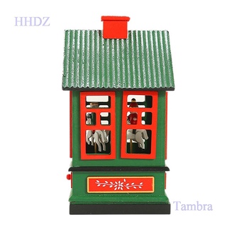 Tambra caja De Música carrusel De madera Para decoración del hogar/navidad/regalos