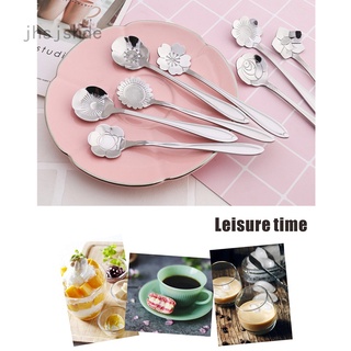 8 unids/Set cuchara de café de acero inoxidable Mini cucharaditas de azúcar postre cuchara de helado sopa cuchara (1)