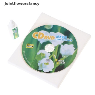 jointflowersfancy cd vcd reproductor de dvd limpiador de lentes de eliminación de suciedad de polvo fluidos de limpieza disco restor cbg
