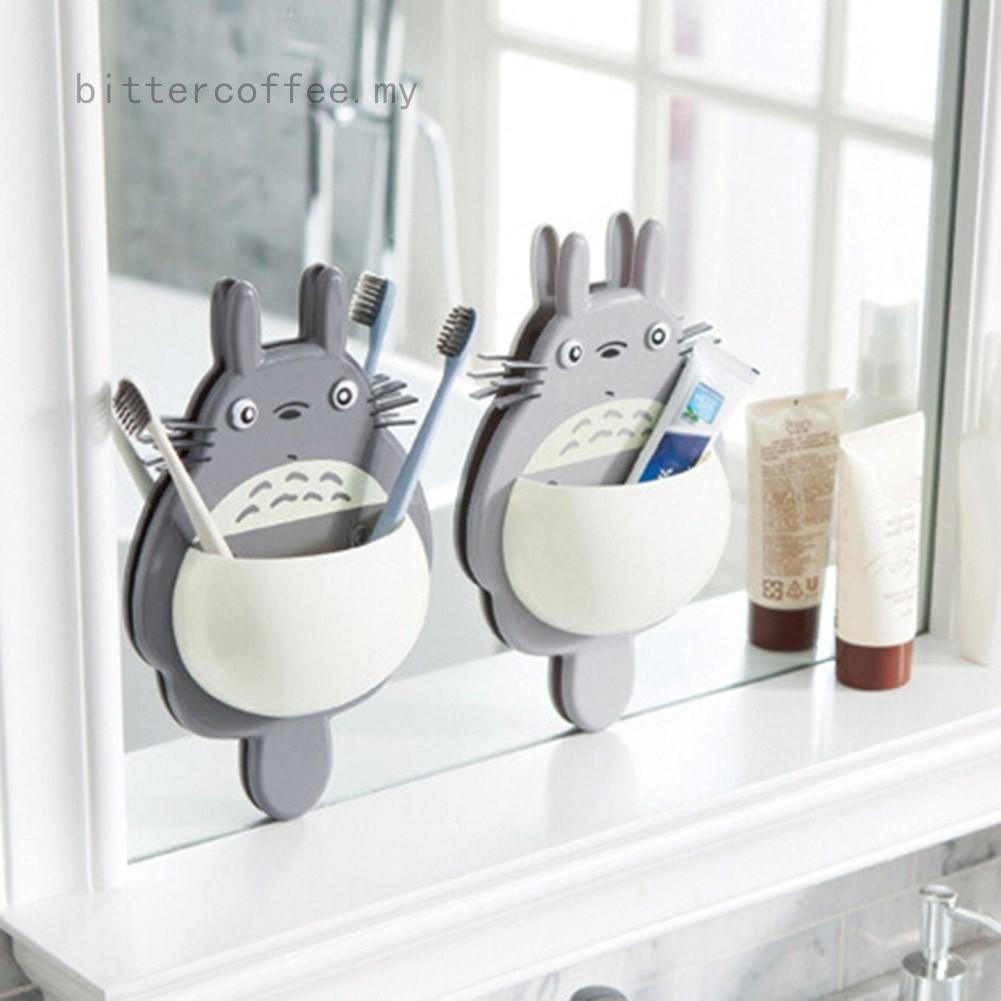 Totoro Cepillo De Dientes Soporte De Almacenamiento Accesorios Titular Suministros