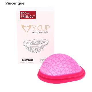 Vincentjue disco Menstrual reutilizable Flatfit esterilizante disco Menstrual período Copa mujeres Copa MY