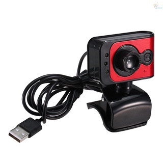 Cámara De grabación S.P 480p Webcam en Vivo giratoria De 360 grados con Entrada Usb Para Pc/Laptop/Clip-On/cámara web/F