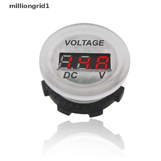 [milliongrid1]panel led digital medidor de voltaje coche motocicleta capacidad de la batería pantalla voltmete caliente (6)
