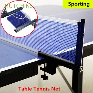 HUTCHINS Outdoor Table Tennis Mesh Indoor Table Net Rack Table Tennis Net Portable Retractable Ping Pong Clamp Replacement Foldable Sports Ping Pong Grid/Multicolor