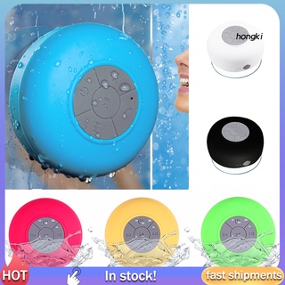 altavoz inalámbrico impermeable bluetooth manos libres micrófono succión altavoz para baño ducha