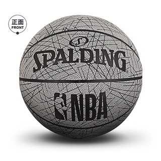 original spalding 76-667y pelota de baloncesto noctilúcida tamaño oficial 7 hombres bola de entrenamiento interior/exterior cuero pu durable baloncesto