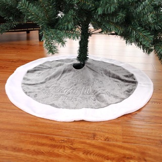 delantal de falda de árbol de navidad familia fiesta de navidad