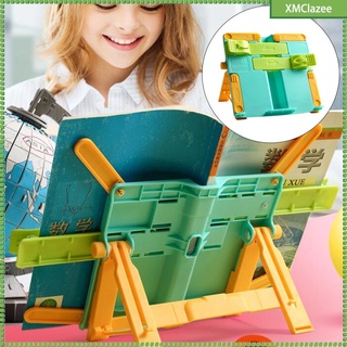 Portable Reading Desk Holder,Adjustable Notebook Holder Organizer Support,Bookstand Document Foldable Stand for Recipe Tablet Office Music Score (4)