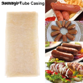 summytei - carcasa de tubo de salchicha comestible de 50 mm para fabricante de salchichas cl (1)