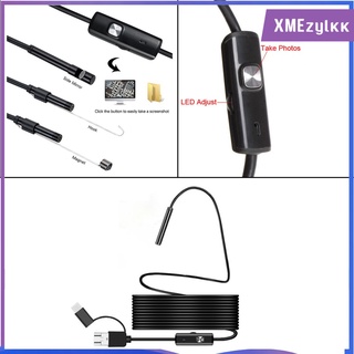 Endoscope Camera 8mm Waterproof WiFi Borescope Inspection Camera with 8 LED